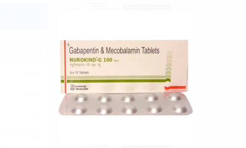 Nurokindg 100 Gabapentin And Mecobalamin Tablets, Pack Of 4X10 Tablets General Medicines