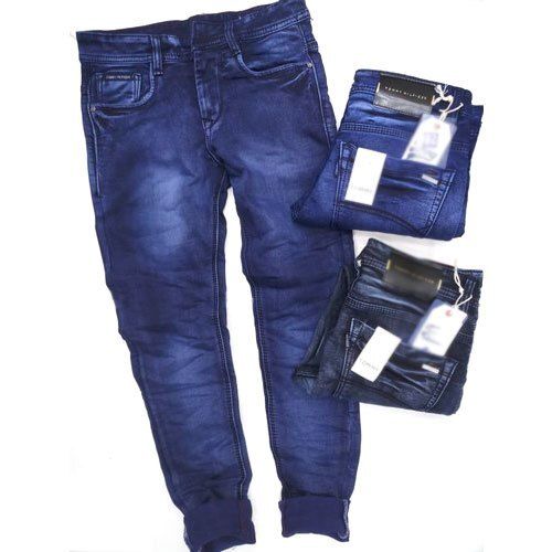 Skin Friendly Blue Denim Fashion Jeans For Boy