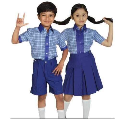 Skin Friendly Comfortable School Uniform with Long Lasting Stitching