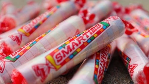 Smarties Sweet Candy With Finely Blended Sweet Tasty Delicious Flavor