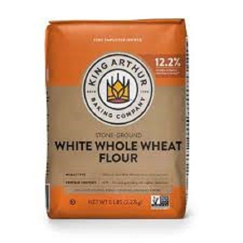 100% Organic And Chemical Free White Whole Wheat Flour Atta For Cooking