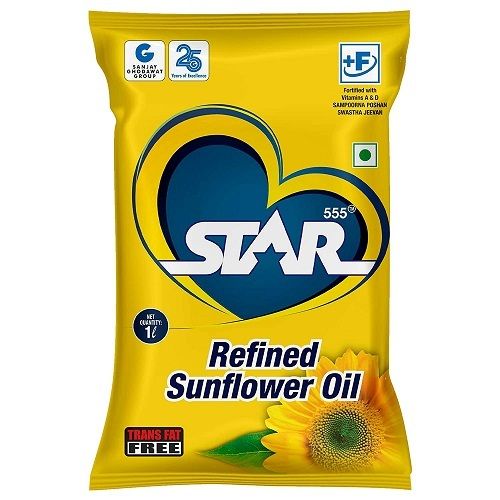 Common 100 Percent Natural And No Added Preservative Star Refined Sunflower Oil