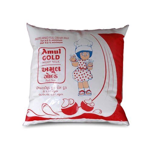 Amul Gold Pasteurized Full Cream Cow Milk 