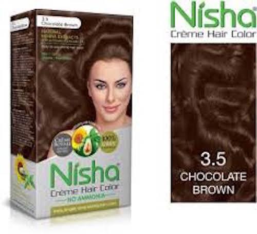 Ayurvedic Herbal Silky And Smooth Shiny Nisha Naturale Hair Color