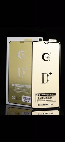 Plain Big Shining Curve Fast Exhaust Sensitive Touching Tempered Glass For Mobile Phone