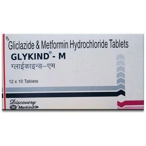 Gliclazide & Metformin Hydrochloride Tablets, Pack Of 12 X 10 Tablets