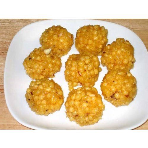 Hygienic Prepared No Artificial Colors Delicious Sweet Desi Ghee Boondi Laddu Fat: 6 Grams (G)