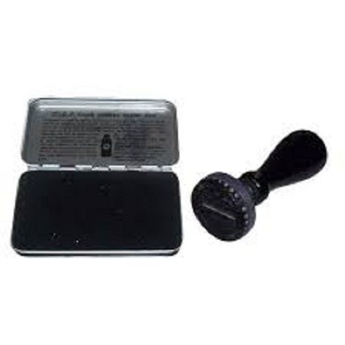 Medium Size Self Hand Stamping Black Color Rubber Stamp For Office Use