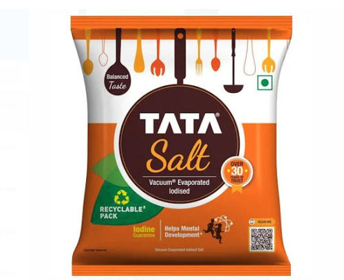 Pure Tata White Common Edible Vacuum Evaporated Iodised Salt, Pack Of 1 Kg