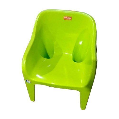 Strong Long Durable And Unbreakable Plastic Light Green Chair For Home Height: 4-7 Inch (In)