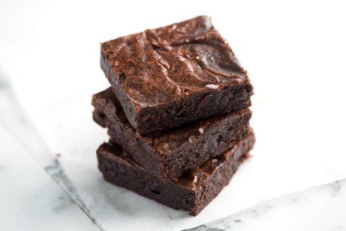 Sweet Delicious Mouthwatering Yummy Soft Brown Eggless Chocolate Brownie