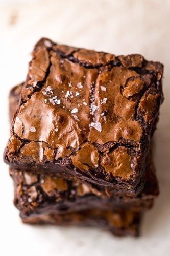 Sweet Delicious Yummy Soft Brown Mouthwatering Eggless Chocolate Brownies