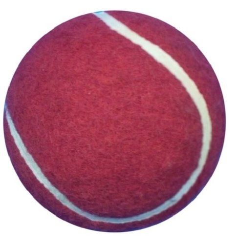 Abrasion Resistant Rugged Design Easy Grip Rubber Synthetic Red Cricket Ball