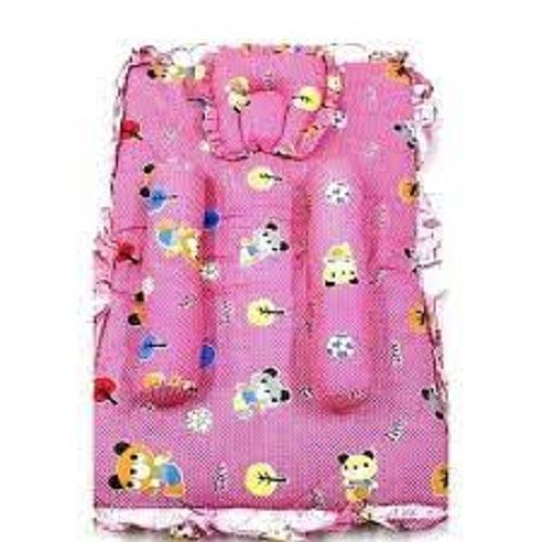 Cotton Baby Soft Smooth Comfortable Skin Friendly Easy To Carry Pink Printed Travel Accessories