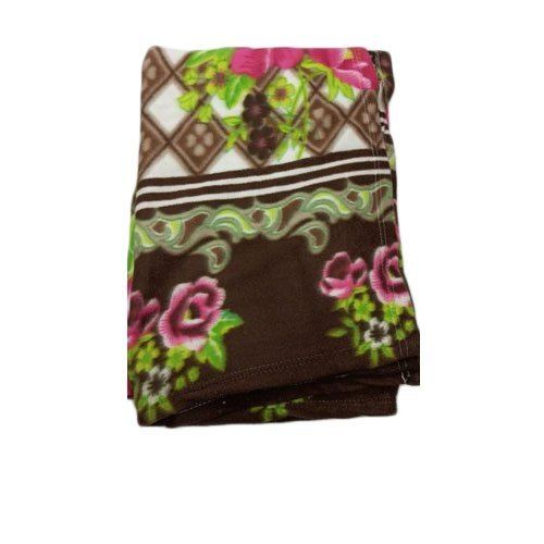 Comfortable And Breathable Soft Warm Fleece Brown Printed Mink Blanket Age Group: Adults