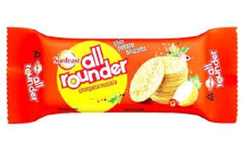 Round Delicious And Tasty All Rounder Sweet And Crispy Sunfeast All Rounder Biscuits