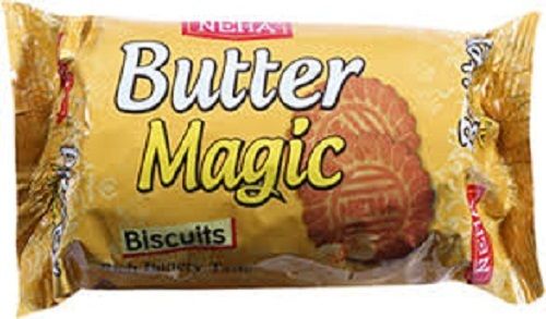 Round Delicious Taste And Mouth Watering Crunchy, Crispy Butter Magic Biscuits 