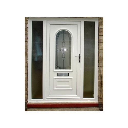 Durable And Scratch Resistance White Upvc Glass Doors For Home Use  Thickness: 4 Feet (Ft)