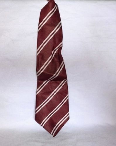 Cotton Easy To Use Comfortable Red And White Tie For School Student 