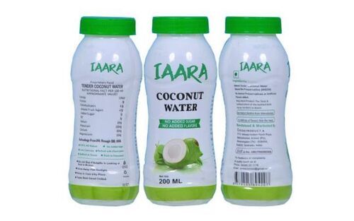 High In Potassium Low In Calories Free Of Fat And Cholesterol Iaara Coconut Water Packaging: Bottle