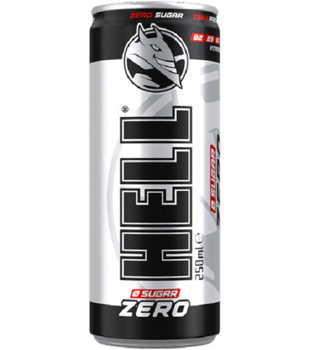 Hygienically Packed Mouth Watering Taste And Refreshing Hell Energy Drink Zero