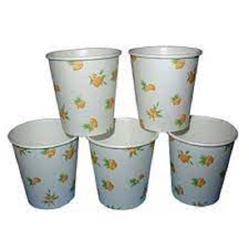 White Leak Resistance Eco Friendly Use And Throw Printed Disposable Paper Tea Cup