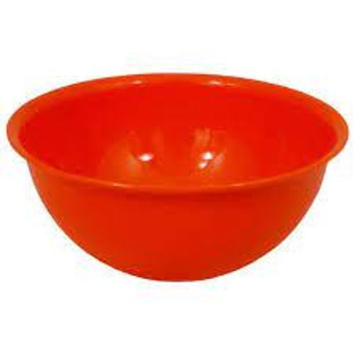 Light Weight 100% Virgin Plastic Dark Red Colour Bowl