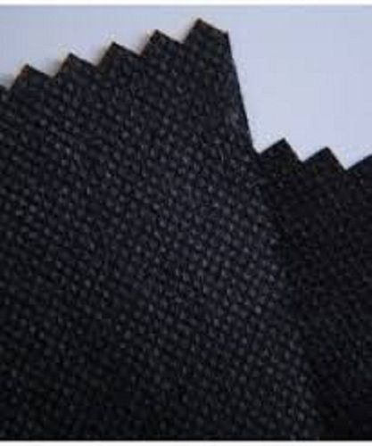 Non Woven Comfortable Tear Resistant Black Plain Fusible Interlining Fabric