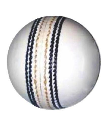 Rugged Design Abrasion Resistant Easy Grip Rubber Synthetic White Cricket Ball