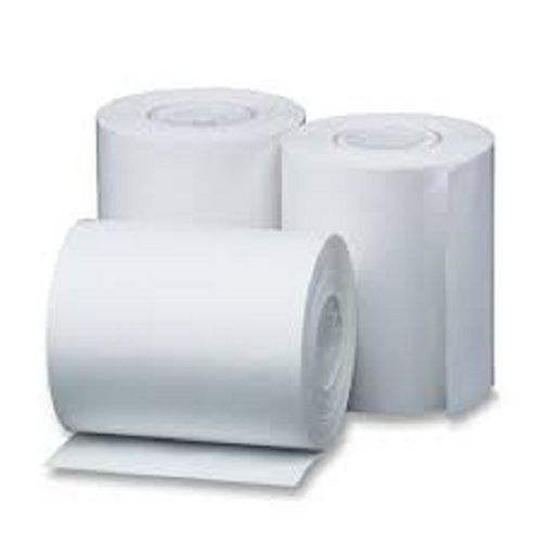 Tear Resistant And Sturdy Material Recyclable White Thermal Paper Roll  Density: 35 Kilogram Per Cubic Meter (Kg/M3)