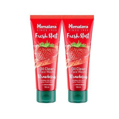100ml Herbal Non Medicated Oiliness Skin Liquid Strawberry Face Wash