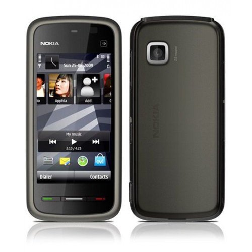 Nokia 5233 Mobile Phone - Plastic Body, 3.2 Inch Screen Size, Black Color | 2 MP Camera, 1320 mAh Battery, Bluetooth 5.0, 70 MB Internal Memory, 128 MB RAM, 6 Months Warranty