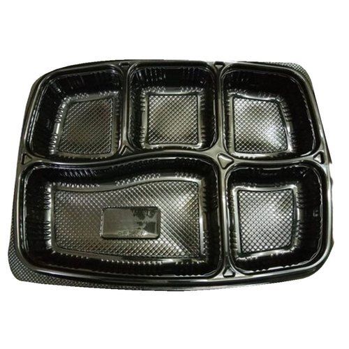 5 Compartment Disposable Plate