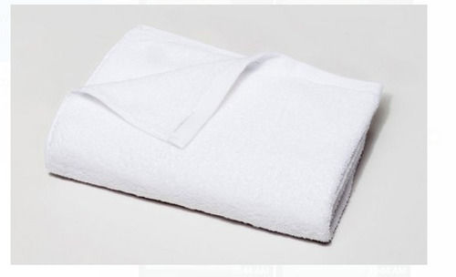 Plain Dyed Comfortable Easy To Use Durable Long Lasting Soft White Cotton Bath Towels