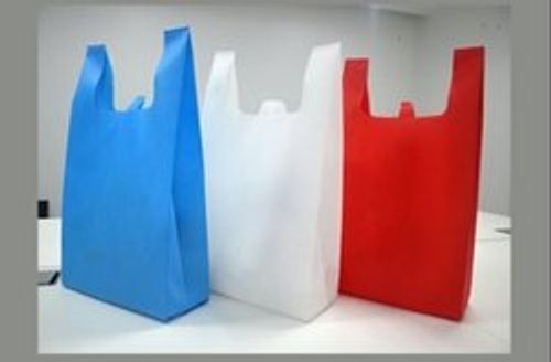 Hdpe Multi Color W Cut Non Woven Grocery Bag 
