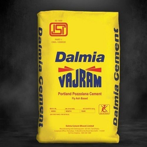 High Strength Superior Quality Used In Construction For Dalmia Vajram Portland Pozzolana Cement 