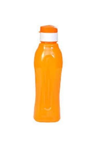 Light Weight Leak Proof And Break Resistant Flip Top Cap Orange Plastic Water Bottle