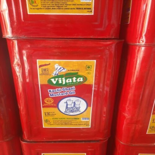 Organic Mono Saturated Fat Vijata Brand Kachi Ghani Mustard Oil at Best