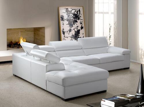 Ruggedly Constructed Termite Proof Polished White Sofa Set For Living Room