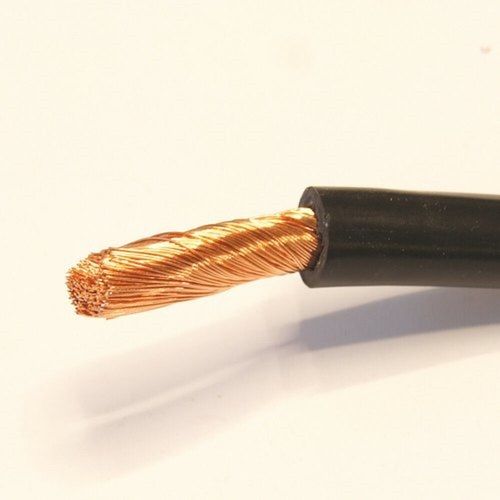 Black Single Core Pvc 300-500V Flexible Copper Cable 