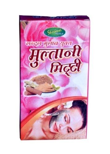 100 Grams Herbal Extract Skin Brightening And Tan Removing Multani Mitti Face Pack