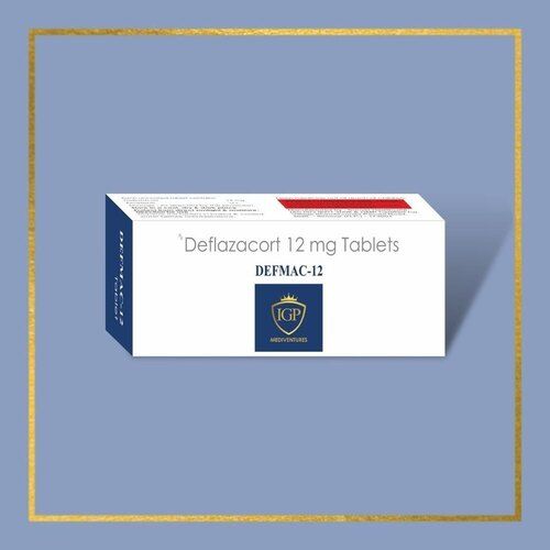 12 Mg, Defmac-12 Deflazacort Tablets Used To Treat Conditions Like Allergy Diseases General Medicines