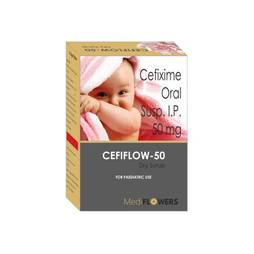 50mg Cefiflow-50 Cefixime Dry Syrup 