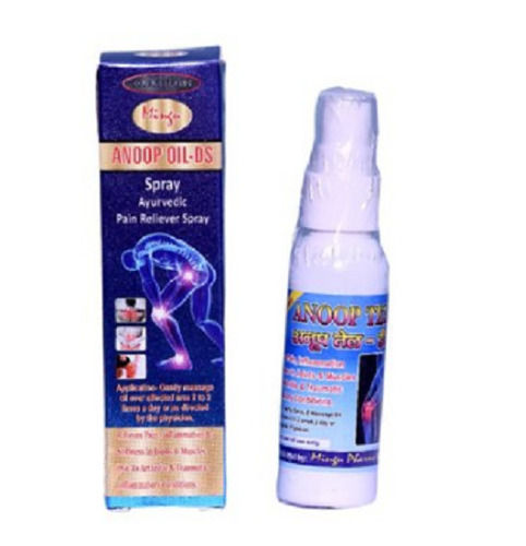 Ayurvedic Pain Relief Spray, Pack 50ml Bottle Usage Relieves Plain Inflammation 
