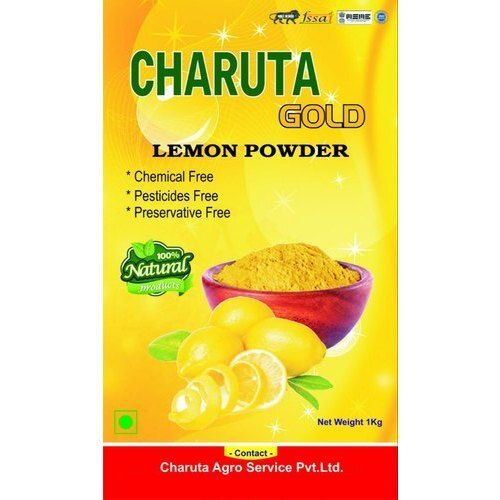 Golden Chemical Free No Pesticides Preservative Free Charuta Gold Lemon Powder 