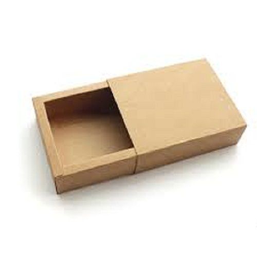 Easy To Carry Eco Friendly Rectangular Brown Corrugated Carton Box
