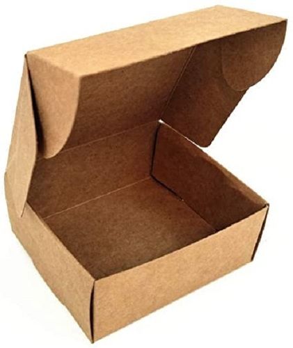 Eco Friendly Easy To Carry Rectangular Brown Corrugated Carton Box