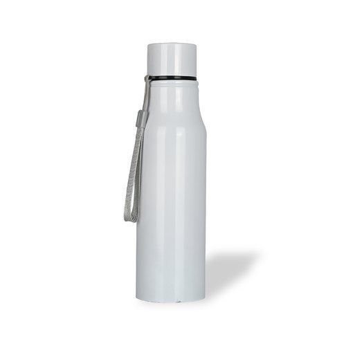 Highly Durable And Leak Resistance Round Shape White Stainless Steel Water Bottle Sealing Type: Crown Cap