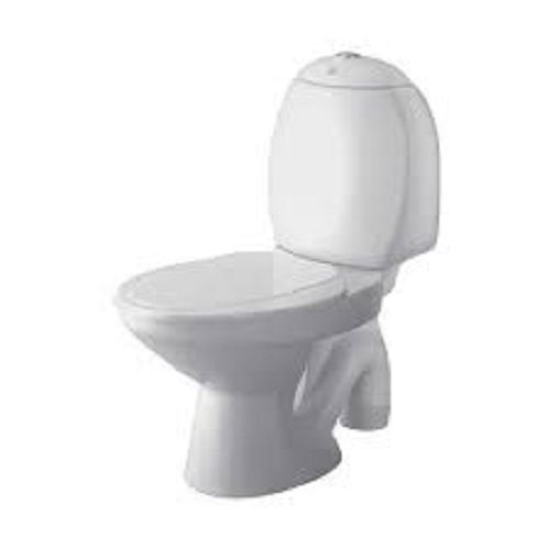 Easy Cleaning Long Durable Ceramic Glossy Finished White Floor Mount White Western Toilet