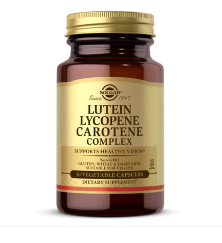 Lutein Lycopene Carotene Complex Vegetable Capsules
